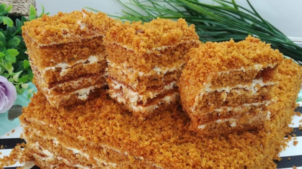 Торт с медом быстро и просто